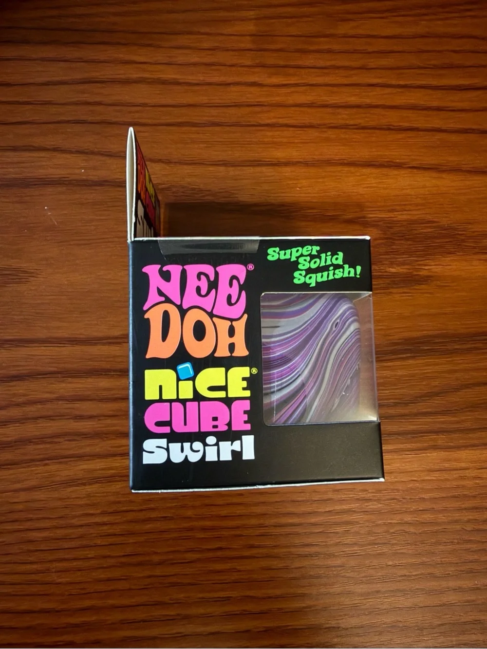 Schylling NeeDoh Nice Cube SWIRL! Brand new, unopened - Purple